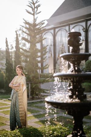 ชุดไทยเจ้าสาว ชุดไทยจักรพรรดิ์ เช่าที่แบมบี้ เวดดิ้ง ห้วยขวาง